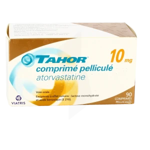 Tahor 10 Mg, Comprimé Pelliculé