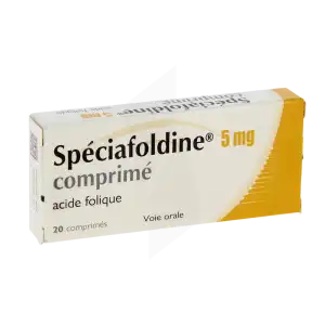 Speciafoldine 5 Mg, Comprimé à Gardanne