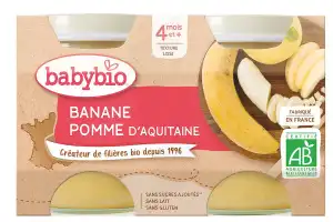 Babybio Pot Banane Pomme à Mimizan