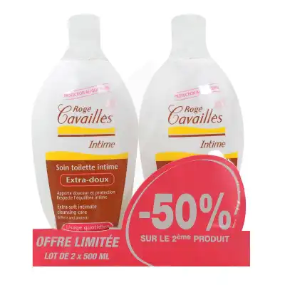 ROGE CAVAILLES INTIME Gel extra-doux 2Fl/500ml -50%