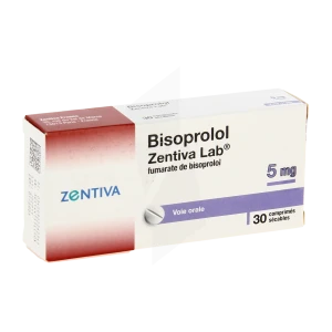Bisoprolol Zentiva Lab 5 Mg, Comprimé Sécable