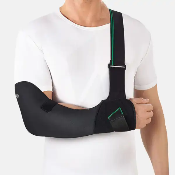Velpeau Classic Epbloc Gilet Blocage D'épaule Noir/vert Taille 3