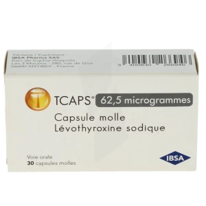 Tcaps 62,5 Microgrammes, Capsule Molle