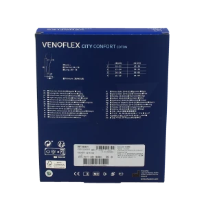 Venoflex City 2 Collant Coton Confort Homme Noir Taille 2n