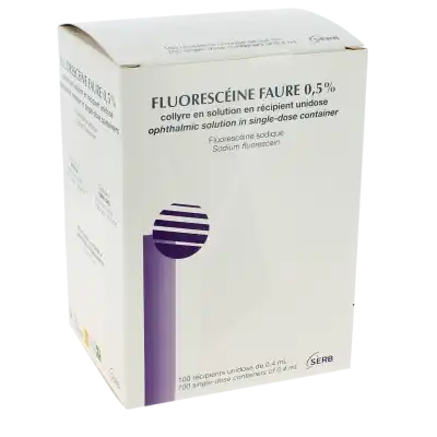 Fluoresceine Faure 0,5 Pour Cent, Collyre En Solution En Récipient Unidose à LA ROCHE SUR YON
