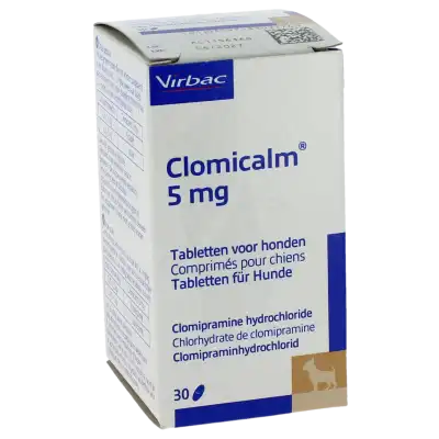 CLOMICALM 5 MG COMPRIMES POUR CHIENS, Comprimé