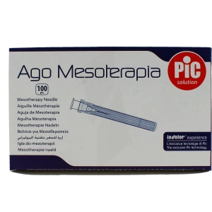 Pic Solution Aiguille Mésothérapie 27gx4mm B/100