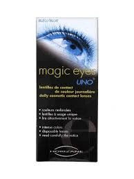 Magic Eyes Uno Lentilles Journalières Bleues