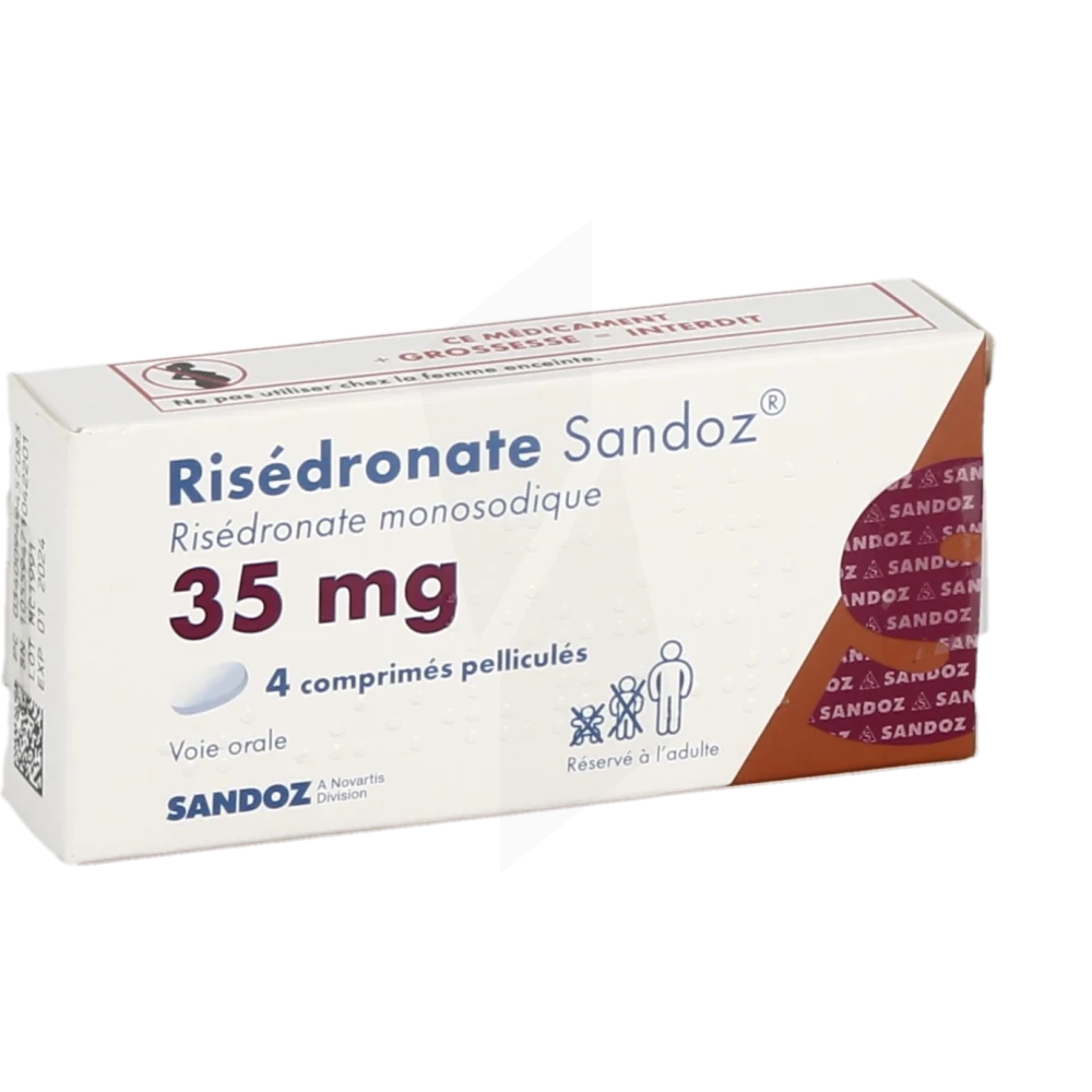 Risedronate Sandoz 35 Mg, Comprimé Pelliculé