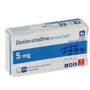 Desloratadine Arrow Lab 5 Mg, Comprimé Pelliculé