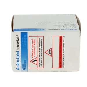 Acebutolol Arrow Lab 400 Mg, Comprimé Pelliculé Sécable