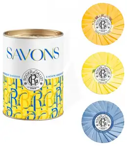 Roger & Gallet Savon Pop Art Bois D'orange, Cédrat, Bois De Santal Coffret 3 X 100 G à Saint-Vallier