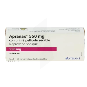 Apranax 550 Mg, Comprimé Pelliculé Sécable