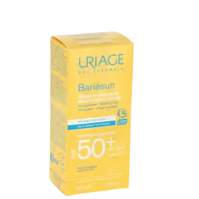 Uriage Bariésun Spf50+ Crème Hydratante Non Parfumée T/50ml à Lacanau