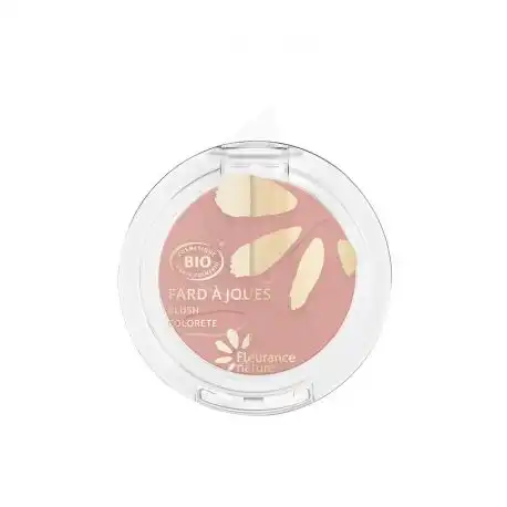 Fleurance Nature Fard à Joues Rose Pêche Poudrier/3,5g