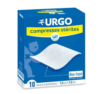 Urgo Compresse Stérile Non Tissée 10x10cm 10 Sachets/2