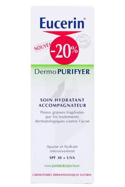 Dermopurifyer Soin Accompagnateur Spf30 Eucerin 50ml