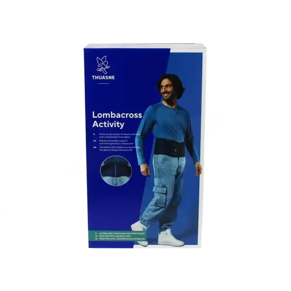 Thuasne Lombacross Activity Ceinture Lombaire Hauteur 26cm Taille 3