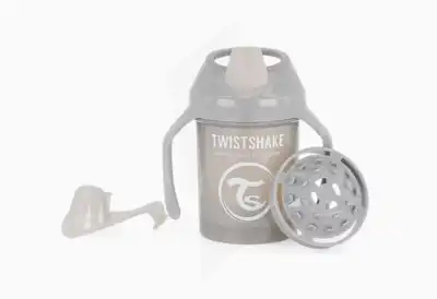 Acheter Twistshake Mini Cup Rose 4 mois+ 230ml Gris à Drocourt