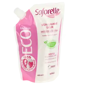 Acheter Saforelle Solution soin lavant doux Eco-recharge/400ml à JACOU