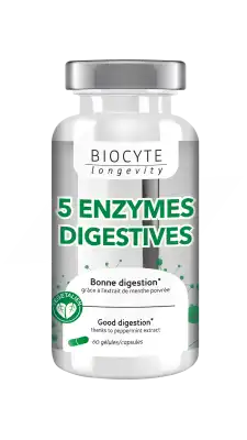 Biocyte 5 Enzymes Gélules B/60 à CERNAY