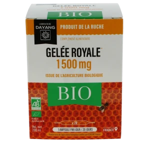 Dayang Gelée Royale 1500 Mg Bio 20 Ampoules