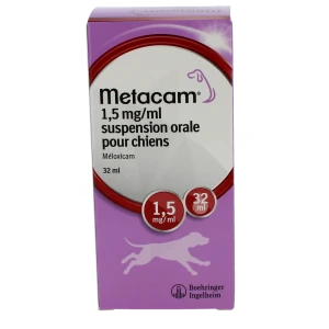 Metacam 1,5 Mg/ml Suspension Orale Pour Chiens, Suspension Buvable