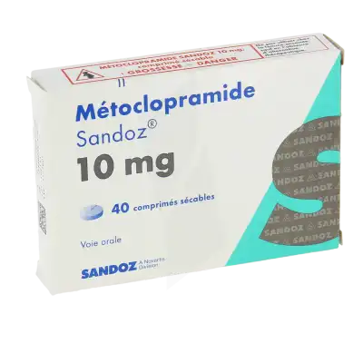Metoclopramide Sandoz 10 Mg, Comprimé Sécable à Bordeaux
