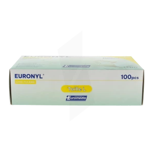 Euronyl Gant Vinyl Non Poudré T8/9 B/100