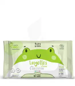 Acheter MKL Baby Green Lingettes à l'Eau Hypoallergénique Bio Paquet/56 à LORMONT
