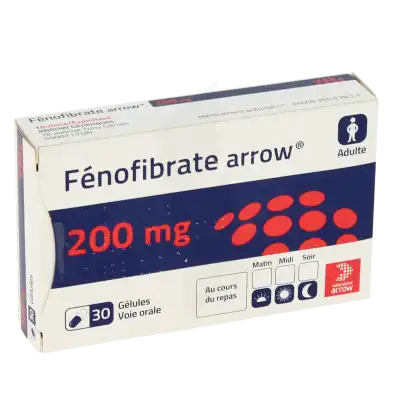 FENOFIBRATE ARROW 200 mg, gélule