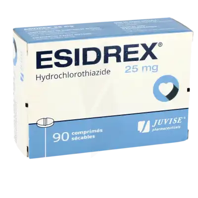Esidrex 25 Mg, Comprimé Sécable à Blere