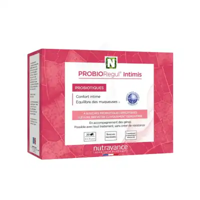 Nutravance Probioregul Intimis Poudre 20 Sachets à Exincourt
