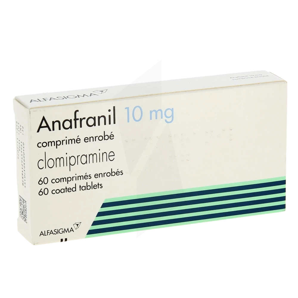 Anafranil 10 Mg, Comprimé Enrobé