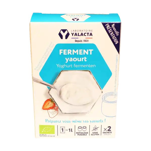 Yalacta Ferment Pour Yaourt Bio 2sachets/4g