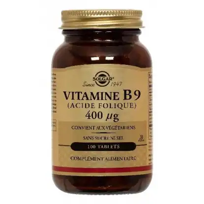 Solgar Vitamine B9 (acide Folique) 400 µg Tablets