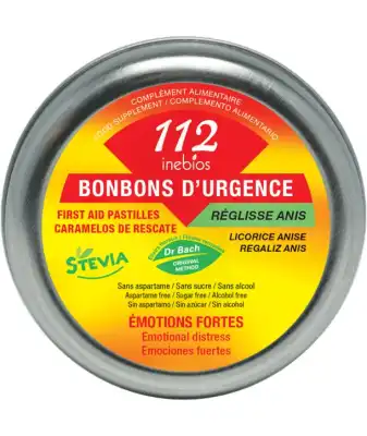 Inebios 112 Bonbons D'urgences - Réglisse Anis à Bordeaux