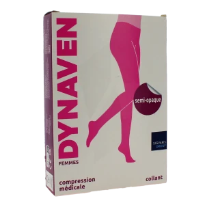 Sigvaris Dynaven Semi-opaque Collant Classe 2 Femme Noir Long S