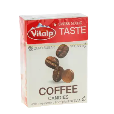 Vitalp Bonbons Sans Sucre Coffee 25 G à Saint-Médard-en-Jalles