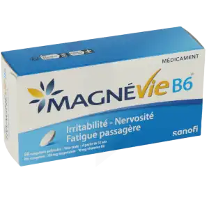 Magnevie B6 100 Mg/10 Mg, Comprimé Pelliculé à Talence