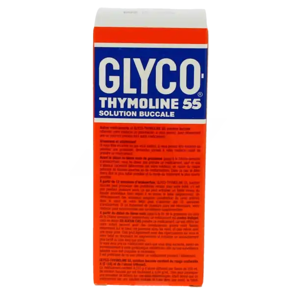 Glyco-thymoline 55, Solution Buccale