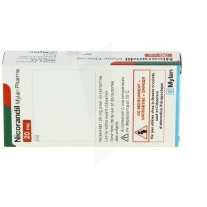 Nicorandil Viatris 20 Mg, Comprimé