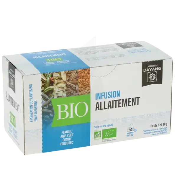 Dayang Allaitement Bio 20 Infusettes
