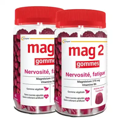 Mag 2 Gommes Framboise 2 Pots De 45 à La Grande-Motte