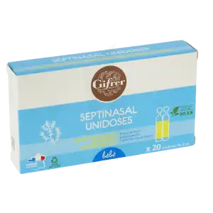 Gifrer Physiologica Septinasal Solution Nasale Rhume Rhinopharyngite 20 Unidoses/5ml à TOULOUSE