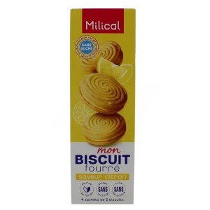 Milical Biscuit Fourré Citron 4 Sachets/2