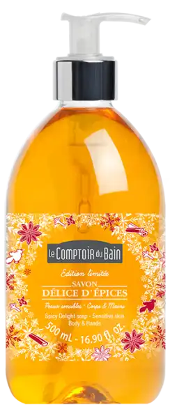 Le Comptoir Du Bain Savon Délice D'épices Fl Pompe/500ml