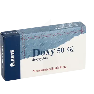Doxy 50 Mg, Comprimé Pelliculé à Paris