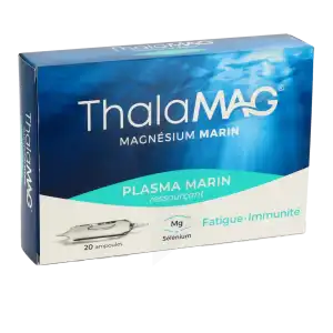 Thalamag Plasma Marin Eau De Mer Magnésium Sélénium Solution Buvable 20 Ampoules/10ml à LEVIGNAC
