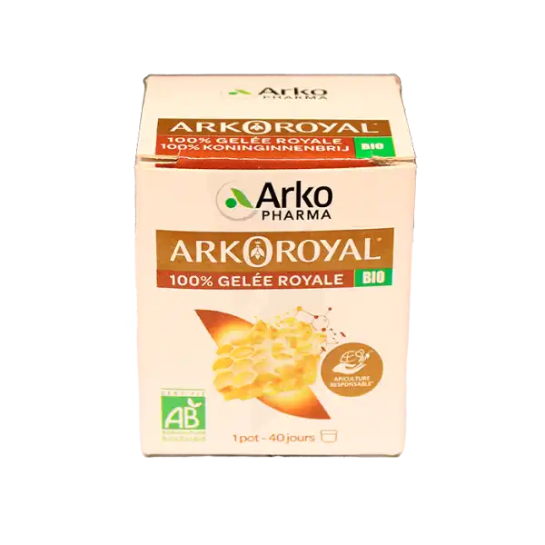 Arkoroyal 100% Gelée Royale Bio Gelée Pot/40g